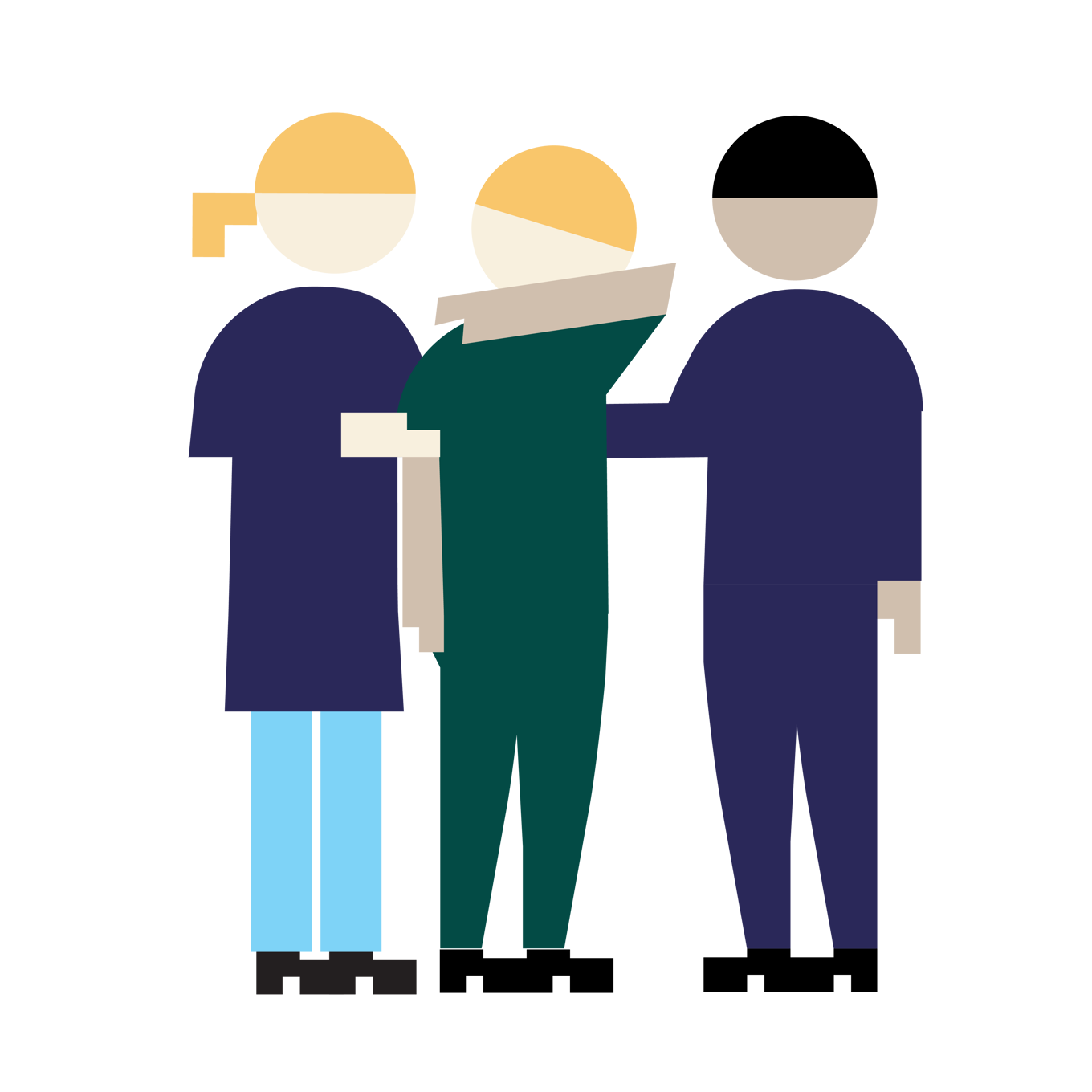 En tegneserie av en by En tegneserie av en by